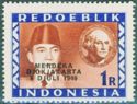 President Soekarn, Washington overprinted