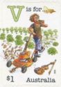 V is for Victoria, Victa, Vegemite, Vegetables, Violin