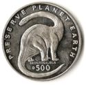 500 Dinara (Preserve Planet Earth Series - Brontosaurus)