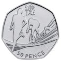 50 Pence (Triathlon - Silver)