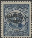 Allegory of Central American Union, overprinted