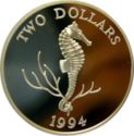 2 Dollars (Bermuda Longsnout Seahorse)