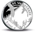 5 Euro (De Waddenzee - Silver plated edition)