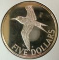 5 Dollars (Bird Fauna Series. Royal Tern - Silver edition)