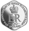 100 Dollars (30th Anniversary - Reign of Queen Elizabeth II)