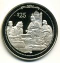 25 Dollars (Discovery of America Series. Queen Isabella offering jewels)