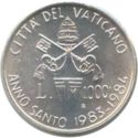 1,000 Lire (Extraordinairy Holy Year)