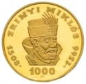 1,000 Forint (400th Death anniversary of Miklós Zrínyi)