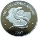 1 Dollar (WWF Conserving Nature - Bermuda Rock Skink)