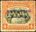 Signing Treaty with Sultan of Sulu, 1881 - overprinted