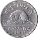 5 Cents (125th Anniversary of Canadian Confederation)