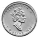 1 Dollar (Maple leaf)