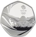 50 Pence (Support for Team GB, Rio 2016 - Silver)