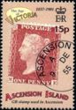 GB stamp used in Ascension