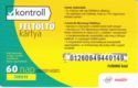 Kontroll 60 nap - Feltöltő csomag