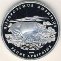 1,000 CFA Francs (Tchad Hippopotamus)