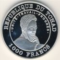 1,000 CFA Francs (Tchad Hippopotamus)