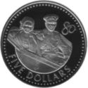 5 Dollars (Queen Elizabeth, 80th Birthday)