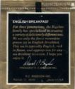 English Breakfast, bs black number, 06430 beneath