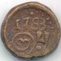 2 Stuiver (Date, value in Tamil)