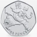 50 Pence (Taekwondo - Silver)