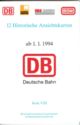 DB - Deutsche Bundesbahn ab 1.1.1994