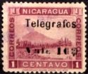 Mount Momotombo (Overprinted Telegrafos)