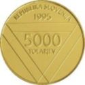 5,000 Tolarjev (100th Anniv. of the opening of Aljaž Tower)