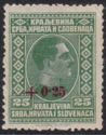 King Alexander - overprint + 0,25