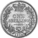 1 Shilling (Victoria - without die number)