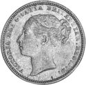 1 Shilling (Victoria - without die number)