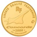 50 Euro (40th Ann. of the first flight of the Concord)