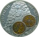50 Pence (Charles II - With gold-plated Gold Guinea coin design)