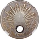 8 Reales (Type I countermark: Radiant 6-pointed star within 7mm circle.)