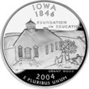 25 Cents / Quarter (Iowa - Silver edition)