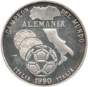 5 Pesos (14th World Football Cup 1990 Italia. Germany Champion)