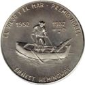 1 Peso (Ernest Hemingway - Old man in small boat)