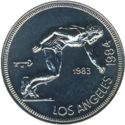 1 Peso (23th Summer Olympics 1984 Los Angeles - Runner)