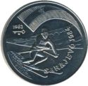 1 Peso (14th Winter Olympics 1984 Sarajevo - Downhill Skier)