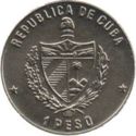 1 Peso (30th Ann. of Revolution - C. Cienfuegos & F. Castro)