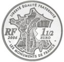 1½ Euro (Monuments - Dome des Invalides)