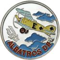 10 Pesos (Multicolored Albatross DII fighter plane)