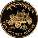 50 Pence (Queen's Golden Jubilee - Gold)