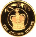 50 Pence (Queen's Golden Jubilee - Gold)