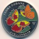 1 Peso (Cuban Fauna. Avellaneda Butterfly )