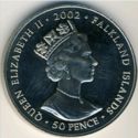 50 Pence (Queen's Golden Jubilee - CuNi - Color)