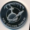 50 Pence (Queen's Golden Jubilee - Silver)