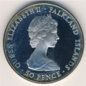 50 Pence (150th Anniversary of British Rule - Silver edition)