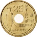 25 Pesetas (Melilla)