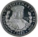 10 Pesos (5th Centennial Dyiscovery of America - Ferdinan...